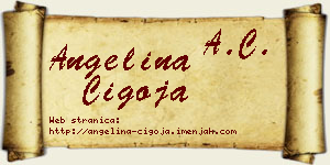 Angelina Čigoja vizit kartica